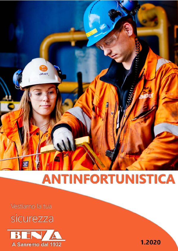 Copertina del catalogo Antinfortunistica