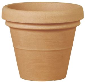 Vaso in resina doppio bordo liscio  Ø 65 cm h 56 cm