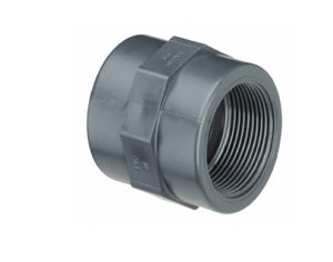 Manicotto filettato in PVC  Ø  1"